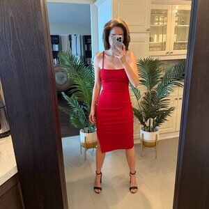 Show Stopper Red  Holiday Dress, Lulus, US S